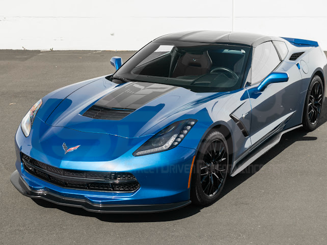 2014-2019 CORVETTE C7 BASE | JAKE SKULL LOGO HOOD VINYL DECAL STRIPE